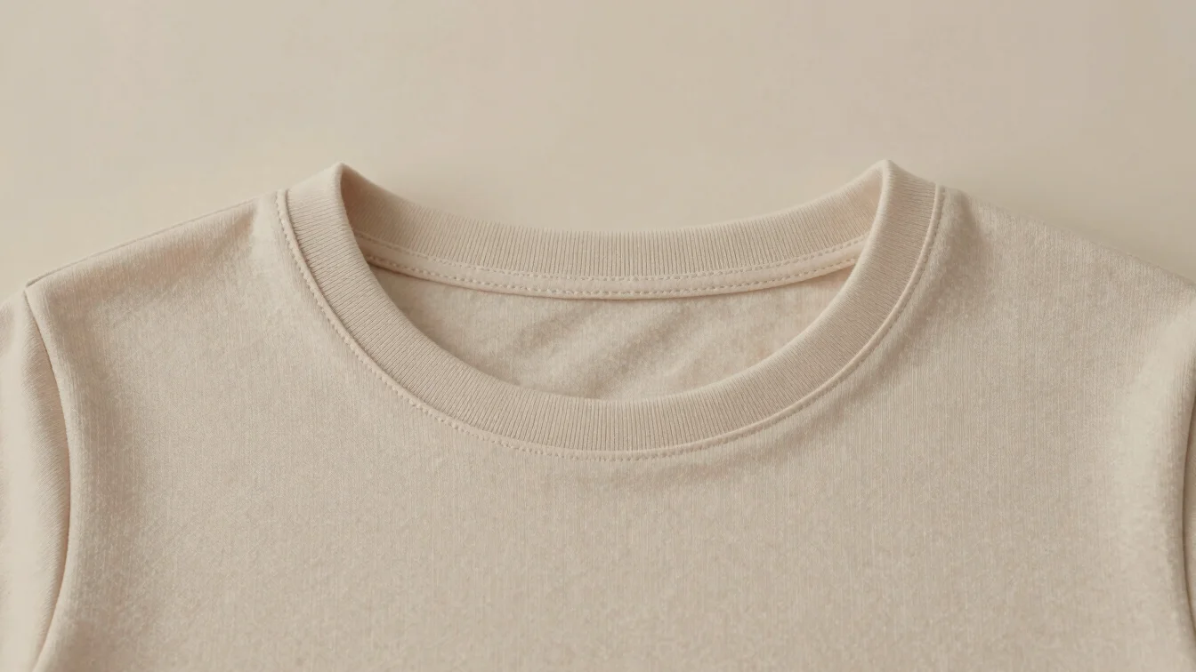 Detail of a kurti neckline and stitching